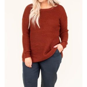 Chic Soul Rust Sweater